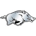 Cisco Independent Arkansas Razorbacks Auto Emblem - Silver 8162001022